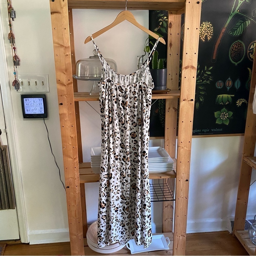 Anthropologie Corey Lynn Calter Leopard Print Arabella Midi Dress XS - Picture 7 of 16